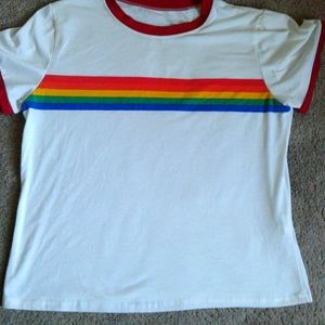 Rainbow Stripe t-shirt
